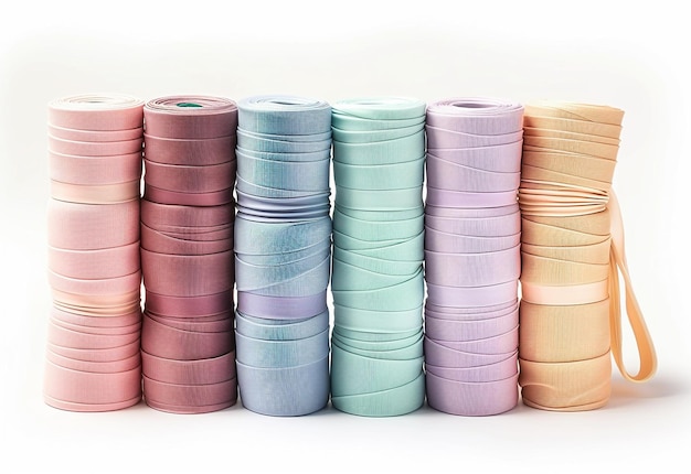 Kolorowe nici na tle